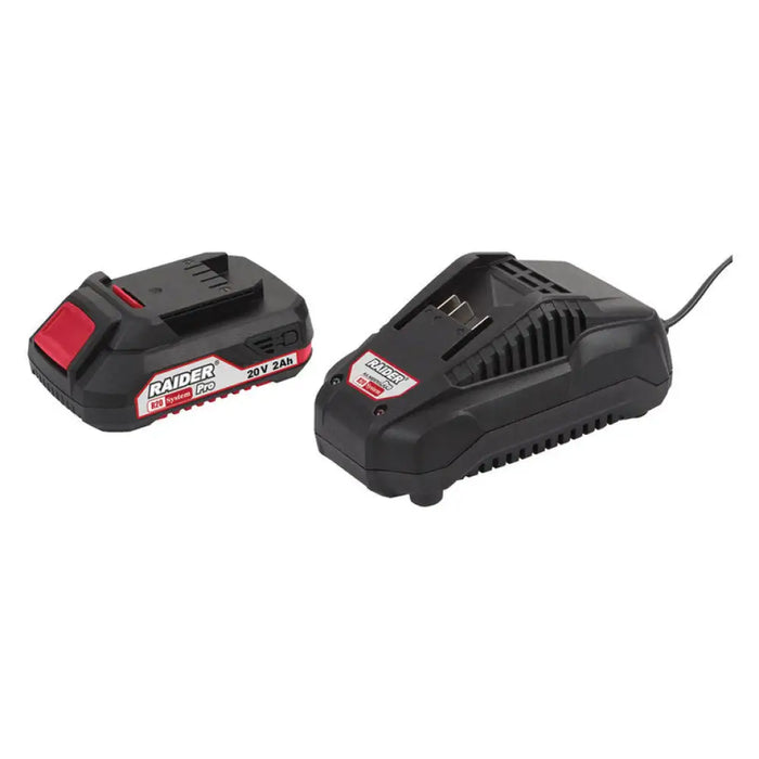 АКУМУЛАТОРНА БАТЕРИЯ И ЗАРЯДНО УСТРОЙСТВО 20 V 2 AH RAIDER