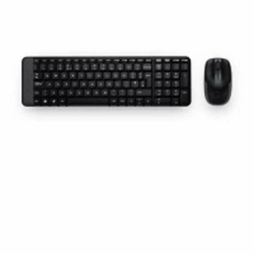 Kлаиатура с безжична мишка Logitech 920-003159 Черен