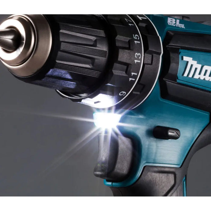 АКУМУЛАТОРНА БЕЗЧЕТКОВА УДАРНА БОРМАШИНА MAKITA DHP485RFJ