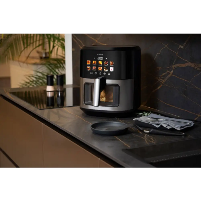 N’oveen AF770 X-LINE Фритюрник без мазнина Черен Сребрист