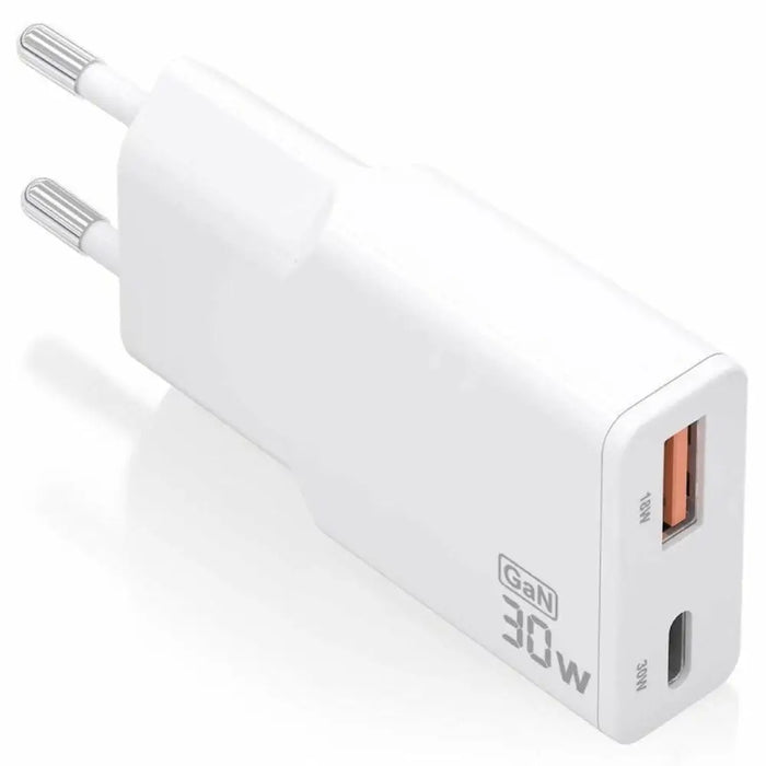 Зарядно за стена Aisens ASCH-30W2P046-W Бял 30 W
