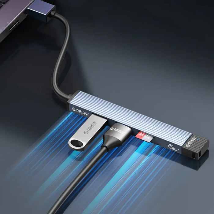 Orico AH-A13 USB-A хъб докинг станция 1x USB-A 3.0 + 3x