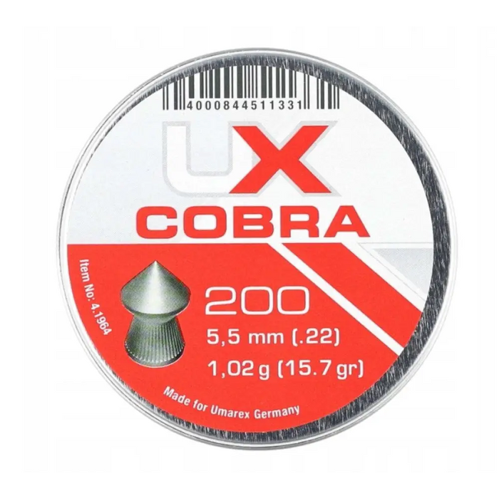 5.5 mm UMAREX COBRA шпицер молет. 200 бр.