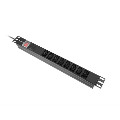Lanberg разпределителен блок (pdu) 19’’ 1U 16a 2m 8x iec
