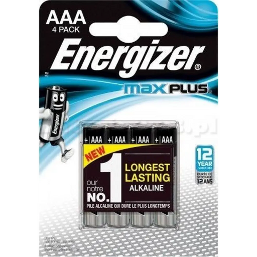БАТЕРИЯ ENERGIZER MAX PLUS AAA LR03 4 ECO