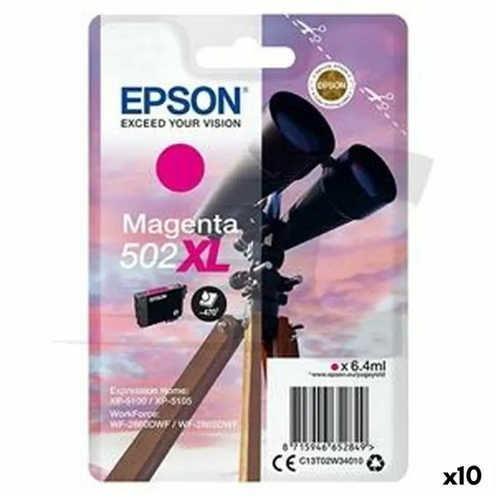 Оригиална касета за мастило Epson Пурпурен цвят (10 броя)