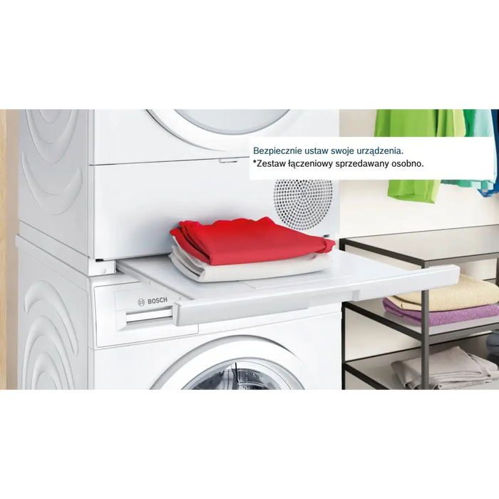 Пералня със сушилня с термопомпа BOSCH WTH85077PL Серия 4 8