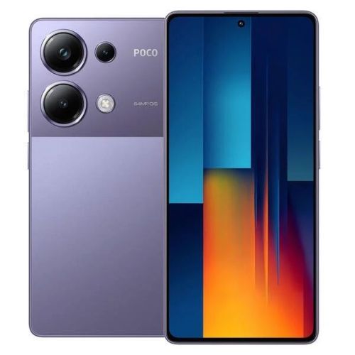 Смартфон Poco M6 Pro, 4G, Dual SIM, 12GB RAM, 512GB, лилав