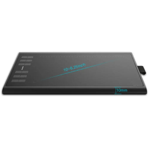 Графичен таблет HUION H1060P 5080 lpi 250 x 160 mm USB Черен