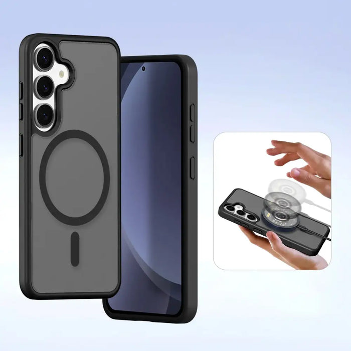 Кожен калъф Dux Ducis Lawa за Samsung Galaxy S25 със свалящ