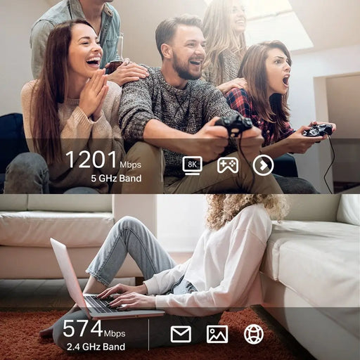 TP-Link AX1800 безжичен USB адаптер с две антени с високо