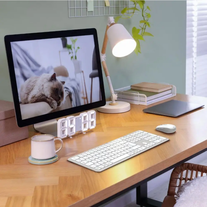 HAMA Безжичен комплект клавиатура и мишка WKM-550 бяла