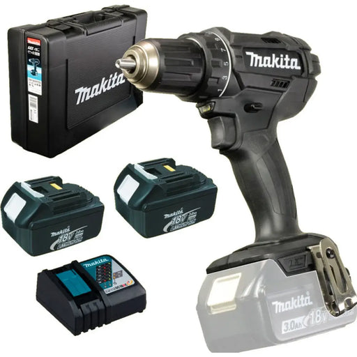 АКУМУЛАТОРНА БОРМАШИНА MAKITA DDF482RFEB BLACK EDITION 18 V