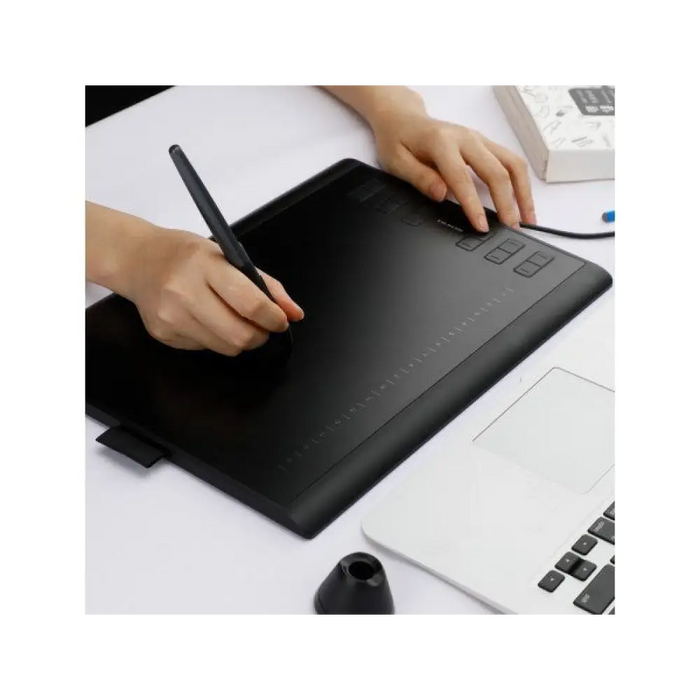 Графичен таблет HUION H1060P 5080 lpi 250 x 160 mm USB Черен