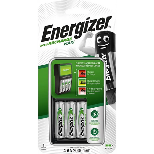 Зарядно за батерии ENERGIZER Maxi ACCU HR6 POW + 2 батерии