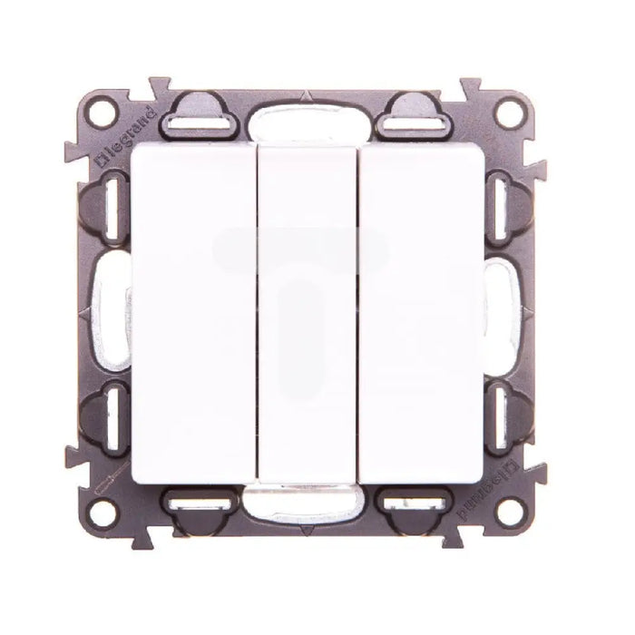 ТРОЕН ЕДНОПОЛЮСЕН КЛЮЧ 10 AX 250 V~ VALENA LIFE LEGRAND
