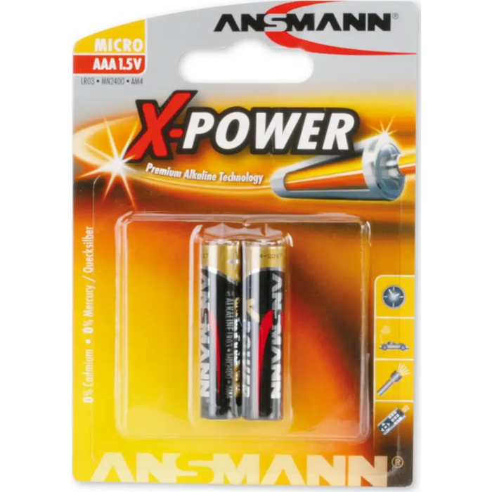 Батерии ANSMANN LR03 X-POWER ANS 2B 5015603