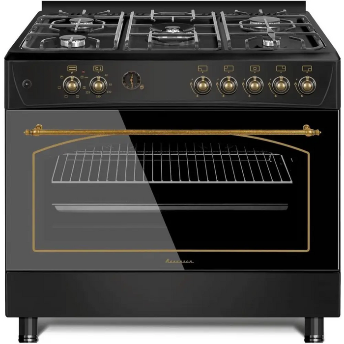 Готварска печка Ravanson KWGE-K90-6 TOP CHEF Свободностояща