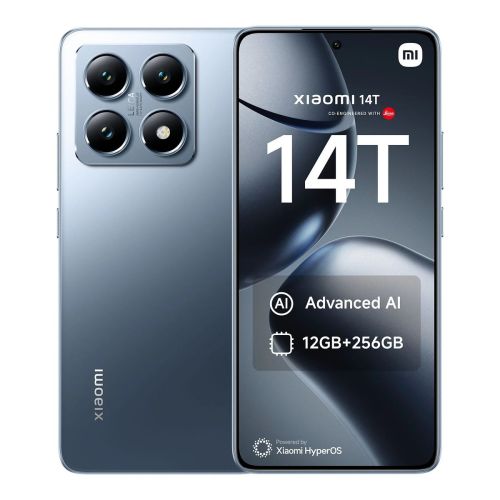 Смартфон Xiaomi 14T, 5G, Dual SIM, 12GB RAM, 256GB, Blue