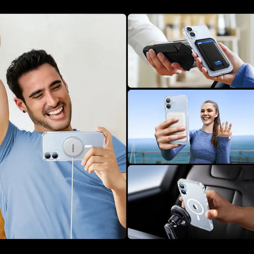 Прозрачен магнитен калъф Ugreen Classy за iPhone 16 Plus