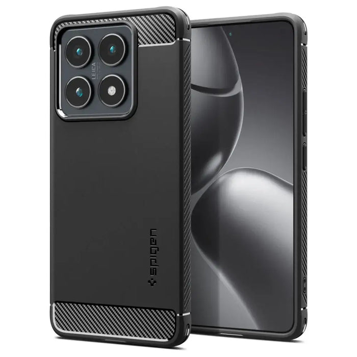 Калъф Spigen Rugged Armor за Xiaomi 14T Pro - черен мат