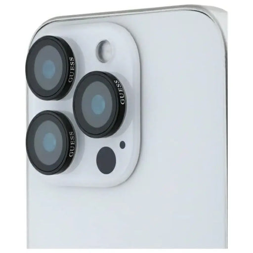 Защитно метално закалено стъкло Guess Max Lens за iPhone 16
