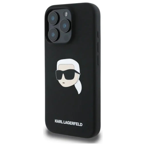 Силиконов калъф MagSafe за iPhone 16 Pro Karl Lagerfeld