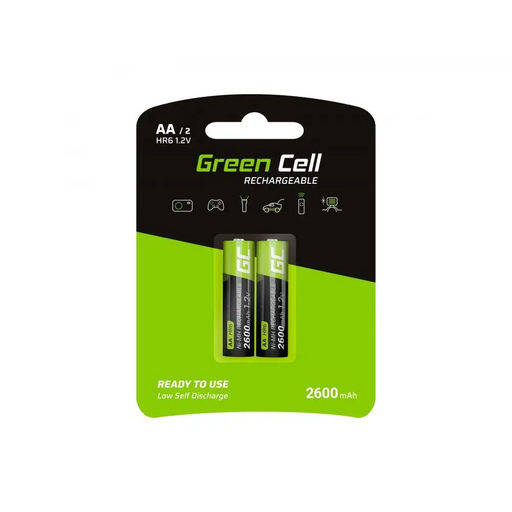 Акумулаторна Батерия GP R6 AA 2600mAh NiMH 2 бр. GR05 GREEN