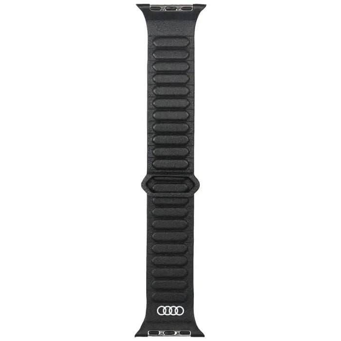 Каишка с магнитен пръстен от естествена кожа Audi Logo