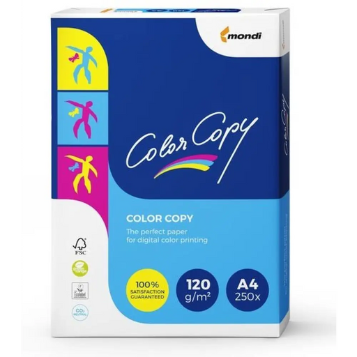 Копирна хартия офис Mondi Color Copy 8687A12 (A4; 120 g/m2;