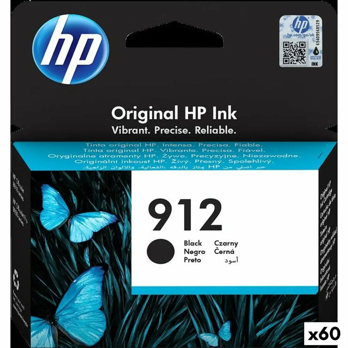 Оригиална касета за мастило HP Nº912 Черен (60 броя)