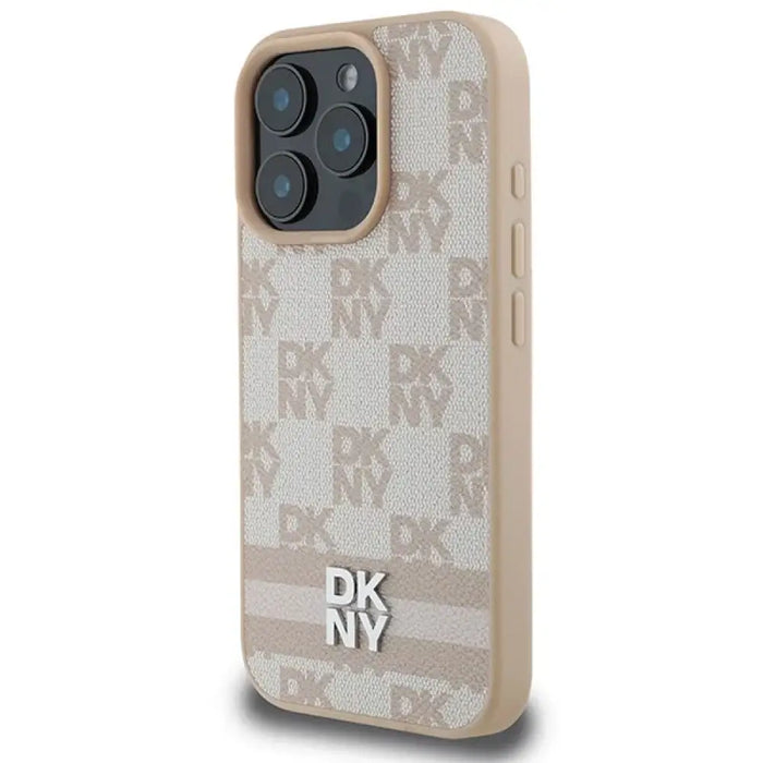 Калъф за iPhone 16 Pro Max DKNY с карирана шарка