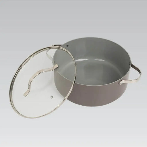 Гювеч с капак MAESTRO MR-4009 (MR-4009-28) 28 см 7.0 л Сив