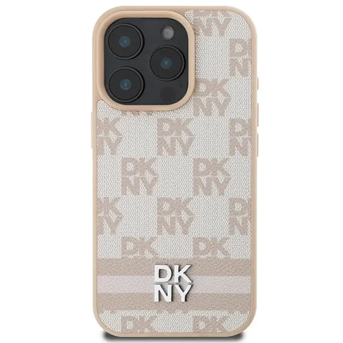 Калъф за iPhone 16 Pro Max DKNY с карирана шарка