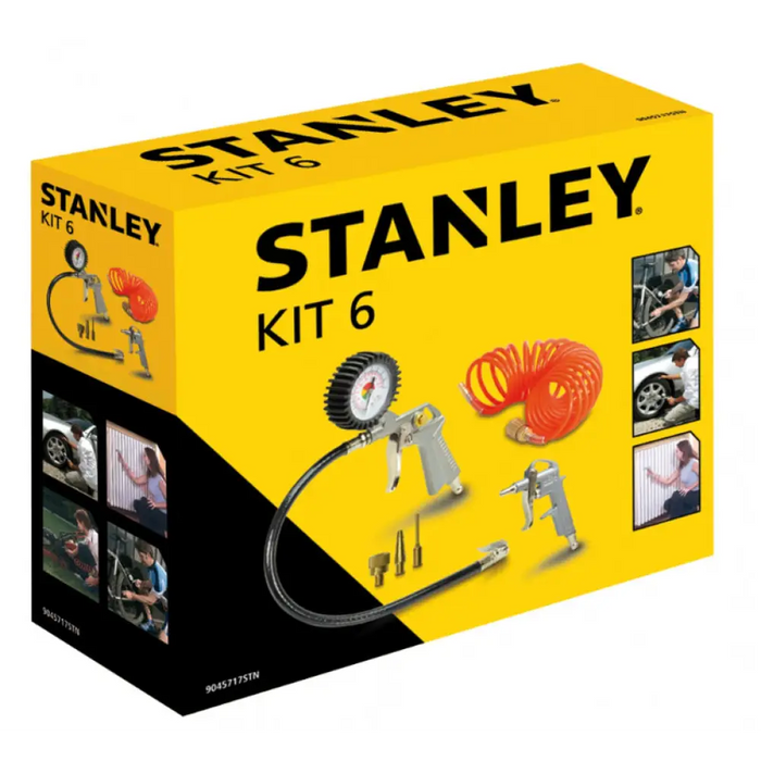 Комплект пневматични инструменти Stanley 6 части