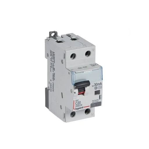 КОМБИНИРНА ДЕФЕКТНОТОКОВА ЗАЩИТА + DX3 1Р + N 20А 30mA