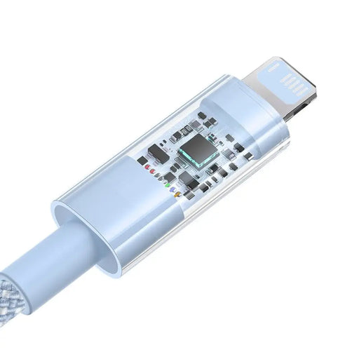 Кабел за бързо зареждане Baseus Gem USB към IP 2.4A 2 м син
