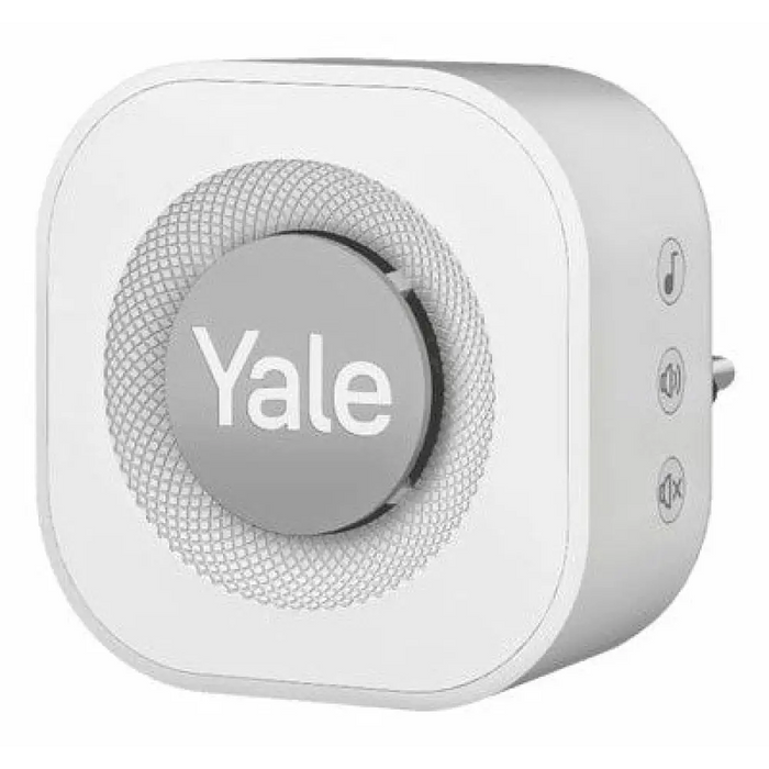 Звънец Yale Сиво Бяло
