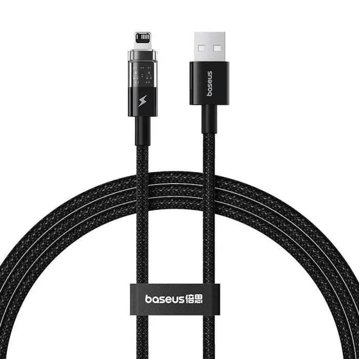 Кабел за бързо зареждане Baseus Gem USB to IP 2.4A 1 м черен