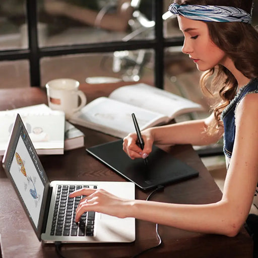 Графичен таблет HUION H950P 5080 lpi 220 x 137 mm USB Черен