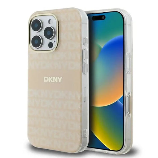 Калъф за iPhone 16 Pro Max DKNY с повтаряща се текстура