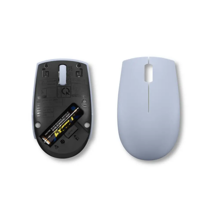 Безжична компактна мишка LENOVO 300 Frost Blue с батерия