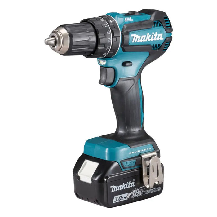 АКУМУЛАТОРНА БЕЗЧЕТКОВА УДАРНА БОРМАШИНА MAKITA DHP485RFJ
