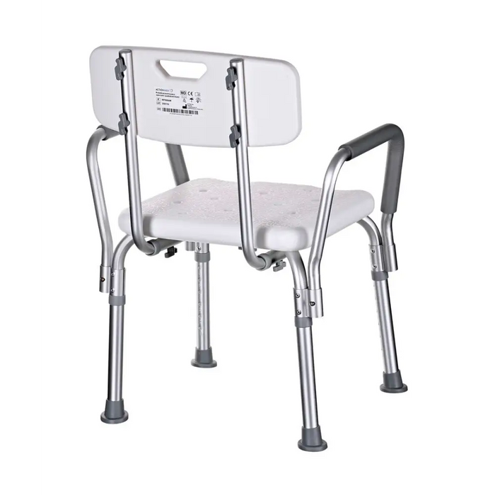 Душ стол с облегалка и подлакътници