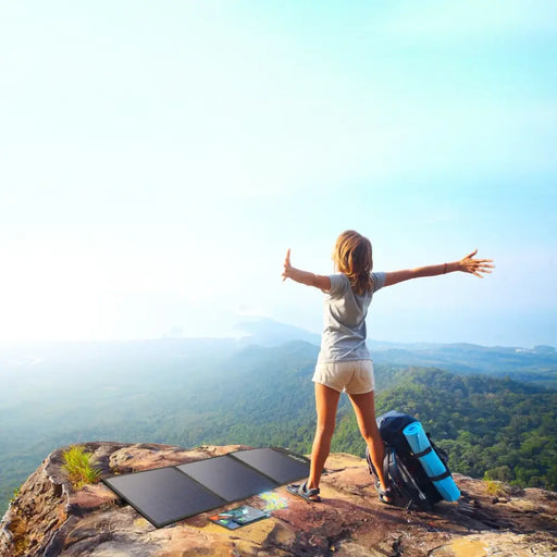 Соларно сгъваемо зарядно Choetech SC008 120W DC / USB-C