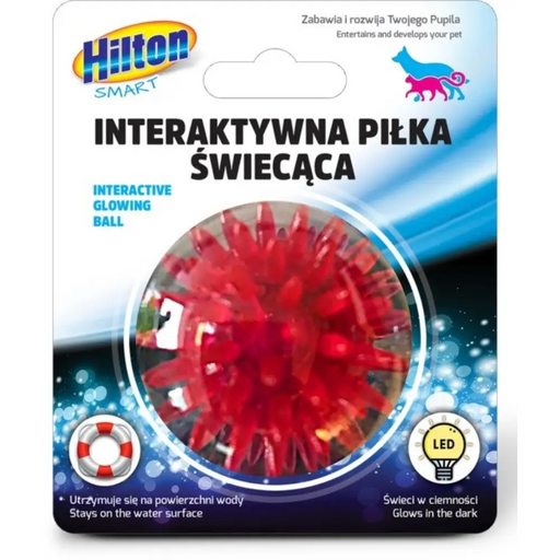 Интерактивна светеща топка HILTON Smart 5см за котка/куче