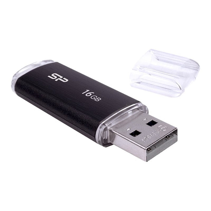 USB Памет SILICON POWER Ultima U02 16GB USB 2.0 Black