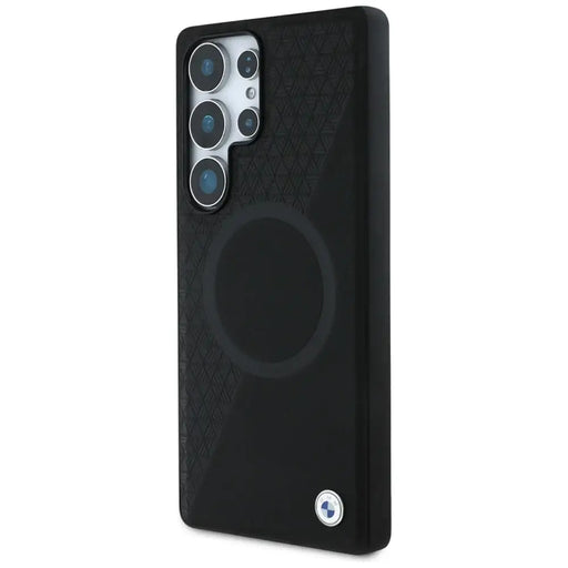 Кожен калъф MagSafe с половин текстура BMW за Samsung