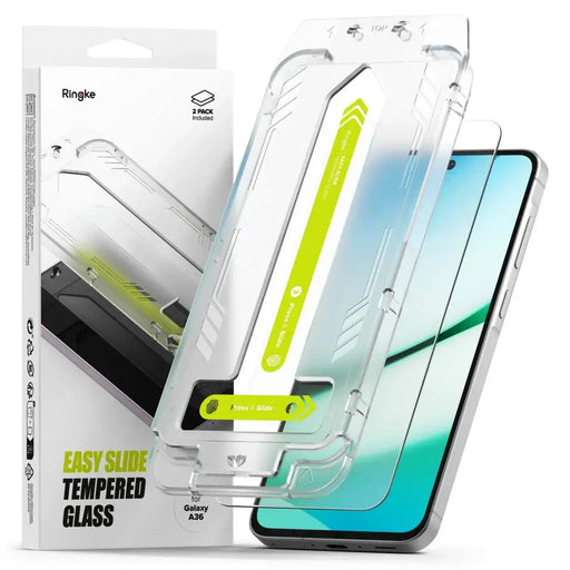 Закалено стъкло Ringke Easy Slide 2-pack за Samsung Galaxy