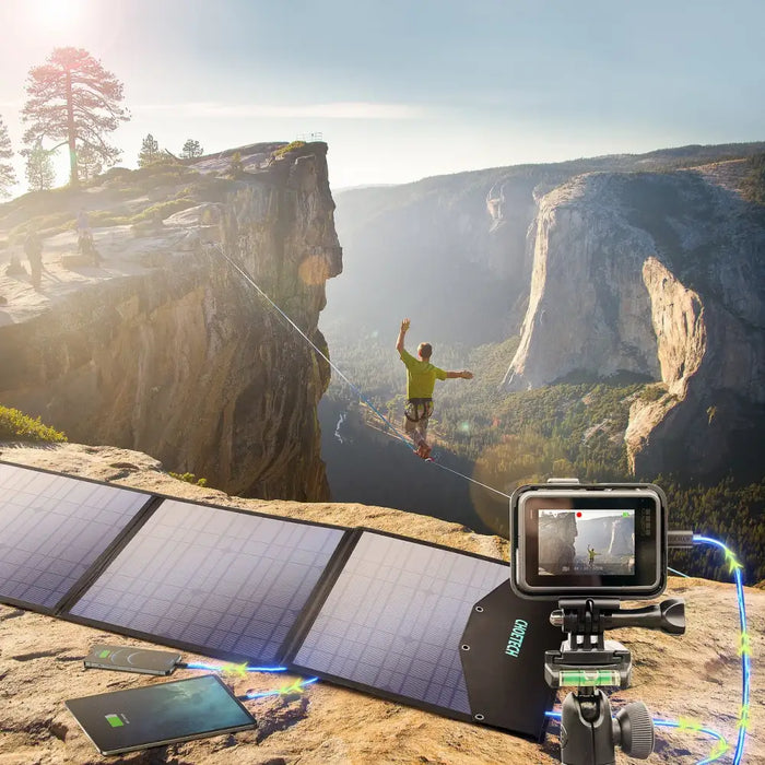 Соларно сгъваемо зарядно Choetech SC008 120W DC / USB-C